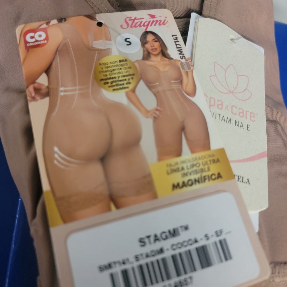 New Stagmi SMI7141 Magnifica Faja Lipo & BBL Effect Shaper Girdle w/ Shaping Bra - Picture 5 of 16